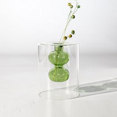 렌피스 파스텔 레이어 유리 화병 B타입, 혼합색상