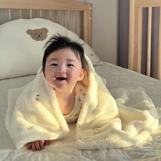 MISO NATURE 嬰幼兒雙面超細纖維毛毯, 蒲公英