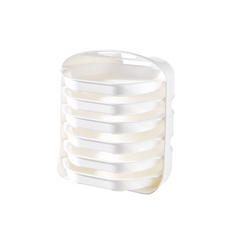 6層多功能廚房置物架, 白色的