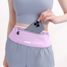 gabin 運動防水跑步腰帶, 薰衣草紫, 1個