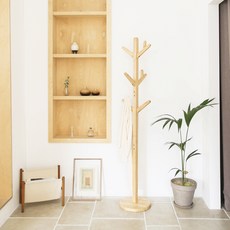 Leo原木立式衣架, 混合色