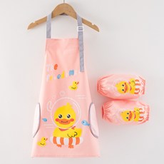 Aurafam 兒童美術圍裙 + 袖套組