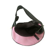 YOU&ME 寵物網眼斜背包, 粉紅色