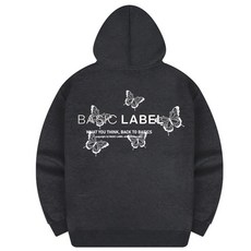 基本標籤 蝴蝶連帽T恤 BID_0025