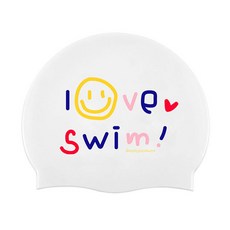 REALLYGOODSWIM I LOVE SWIM 泳帽, 混合色, 1個