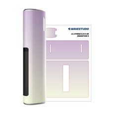 웨이브스튜디오 릴 하이브리드 2.0 스킨 스티커, D-09 GRADATION 3, 2개