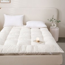 소하임 울 매트리스 토퍼, 화이트, 10cm
