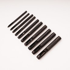 皮革工藝圓形打孔器 10入組, 單色, 1套