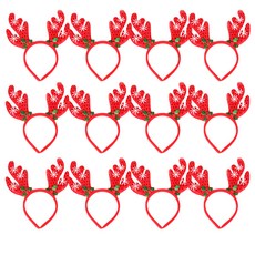 NEOTEX 亮片魯道夫髮箍, 混合顏色, 12個