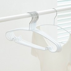 Becozy 纖薄型防滑無痕衣架, 白色, 40個
