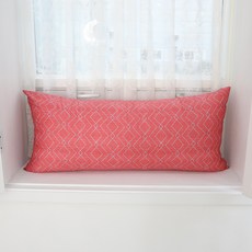 이코니하우스 기하학 등쿠션, 핑크