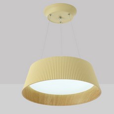 DAYON LED Luna 廚房吊燈 附遙控器 3色變換 亮度調節 網罩 40W + 丁腈手套 2件組, 象牙白