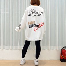 후니네 월투 임산부 기모 티셔츠