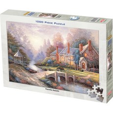 寧靜秋日拼圖 TMX-100-113, 1000件, 混色, 1個