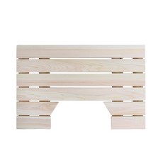 優質扁柏木原木腳踏板 浴室型, 天然, 1個