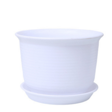 나비다 발코니 정원 스타일 화분, 화이트