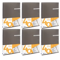 Heemang Office Point 圖標彈簧文件 A4 hh6587, 黑色的, 6個