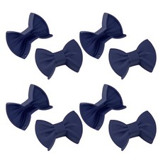 市集感性 蝴蝶結矽膠鍋夾, 8個, 海軍藍