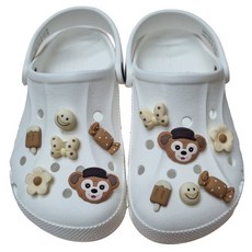 Adriel猴子巧克力鞋子配件飾品 12種組