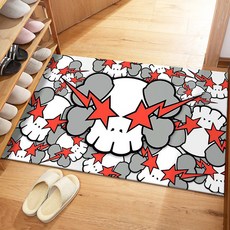 彩色圖案腳踏墊, 9