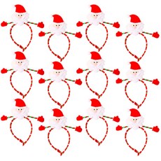 Stupid 時尚聖誕老人髮箍, 混色, 12個