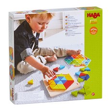HABA 金字塔圖案積木 HB301703, 混合顏色, 1個