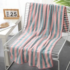 소니오 고리걸이 소프트 샤워 바스타월 289g 폴리에스테르사, 02 블루핑크, 1개