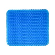雙層蜂窩大型坐墊, 藍色