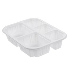 大成企業 密封容器 白色 DS-19154-5A, 1入, 600個