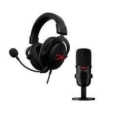 HYPER X Streamer Starter Pack 耳機麥克風套組, CL003(耳機)+SLC001(麥克風), 黑色