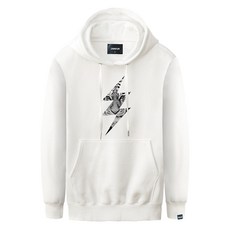 JEANMANIA 閃電老虎起毛連帽衫 TH-327