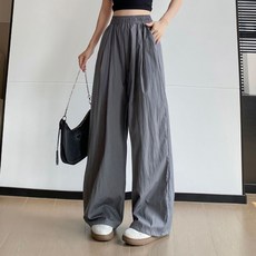 마켓에이 여성용 에어쿨 밴딩 와이드팬츠