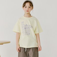 바브키즈 아동용 통기성 잇샤인 티셔츠
