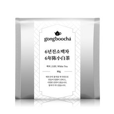 gongboocha 6年陳小白菜茶葉, 80克, 1個