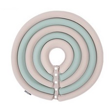 LIVING DUO 寵物雙層軟墊頸圈 薄荷綠 XL, 1個