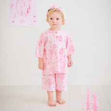 mollimelli friends 迪士尼公主閃亮七分袖睡衣上下套裝