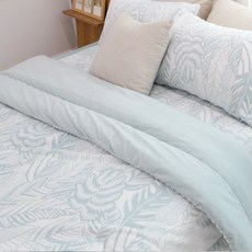 Bomonde葉子著色極細纖維薄被, 薄荷