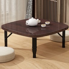 可折疊矩形光麵茶幾, 核桃600