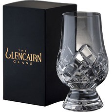 THE GLENCAIRN GLASS 刻花水晶手工玻璃杯 170毫升 + 黑色禮盒套裝, 1組