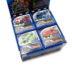 sun-star Train Force 火車橡皮擦 4 x 5p 套組, 混色, 1套