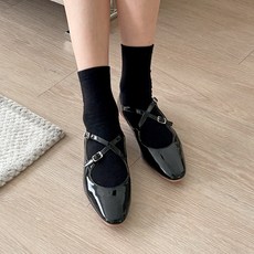 슈비니 여성용 LENH02라인 메리제인 플랫슈즈