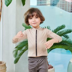 SNEFF 兒童用巴洛克感性漂浮拉鍊泳衣