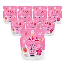 홈앤키즈 사르르쏙 유산균 치즈 딸기, 20g, 8개, 치즈딸기맛
