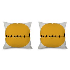 不眠之夜風景抱枕套 2入