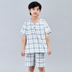 폭스클럽 아동용 코코 시어서커 반팔 잠옷 상하의 세트