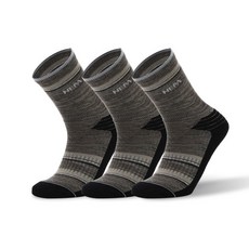 NEPA 男款長筒登山襪 3雙, 棕色