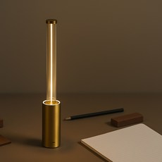 비츠조명 LED 라베리 충전식 무드등 스탠드 조명, 골드