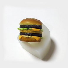 Hanna's 漢堡 2D 矽膠模具, 混色