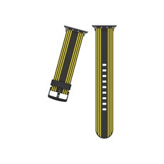 VICHELLE Protail Apple Watch 5 矽膠錶帶 44mm, 單一商品, 黃色