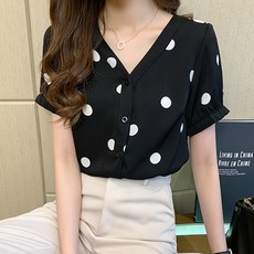 LUNA GIRL 泰妮圓點襯衫